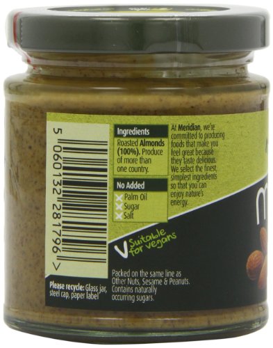 Meridian FoodsAlmond - Mantequilla con sal (6 x 170 g)