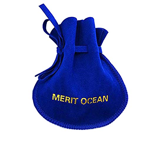 MERIT OCEAN - Gemelos para Hombre, diseño de Letra Inicial, bañados en rodio, Ideales para Bodas y Negocios, A-Z