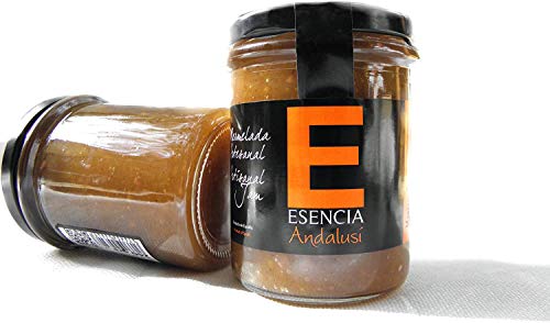 Mermeladas Natural , Sin Gluten, 240 Gr, Ver Sabores - Pack 4 - 6 - 8 Unidades . Esencia Andalusí (Cebolla Caramelizada y Miel de Azahar, 4 Unidades)