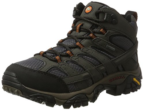 Merrell Moab 2 Mid GTX, Botas de Senderismo, Sintético para Mujer, Gris (Beluga), 37 EU