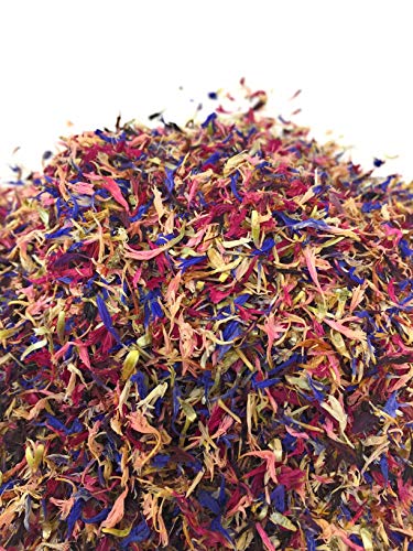 Mesmerizing Cornflower Fireworks Petals - Pétalos De Aciano Mixtos Para Latte Casero, Mezclas De Té, Sales De Baño, Regalos, Manualidades