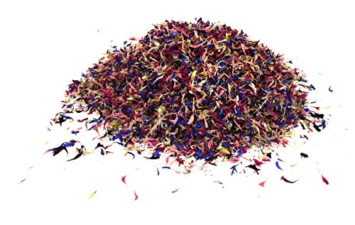 Mesmerizing Cornflower Fireworks Petals - Pétalos De Aciano Mixtos Para Latte Casero, Mezclas De Té, Sales De Baño, Regalos, Manualidades