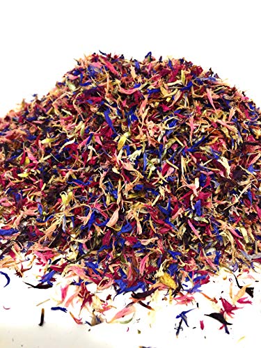 Mesmerizing Cornflower Fireworks Petals - Pétalos De Aciano Mixtos Para Latte Casero, Mezclas De Té, Sales De Baño, Regalos, Manualidades