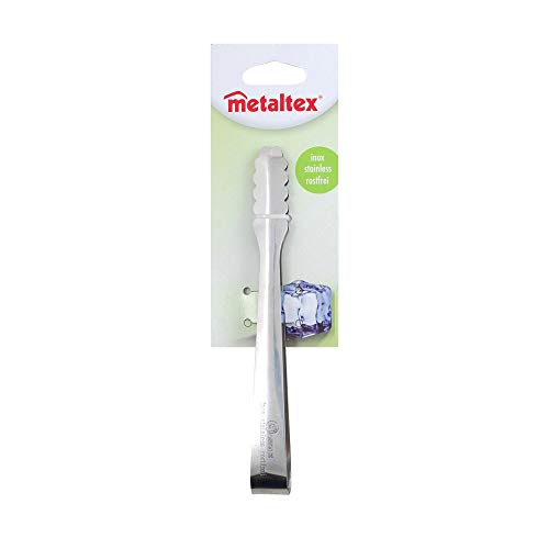 Metaltex 253500 - Pinza para Hielo de Acero Inoxidable