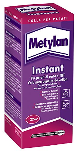 Metylan 1697349 - Adhesivo líquido a base de metilcelulosa para papel pintado, 200 g, color blanco