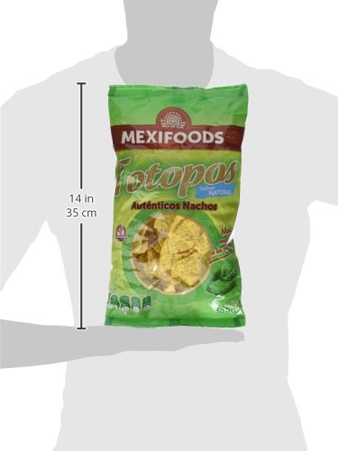 Mexifoods Totopos - 4 Paquetes de 300 gr - Total: 1200 gr