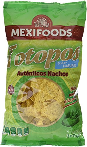 Mexifoods Totopos - 4 Paquetes de 300 gr - Total: 1200 gr