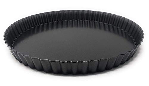 MGE - Molde de Horno Rizado - Base Desmontable - Recubrimiento Antiadherente - Diámetro 26 cm