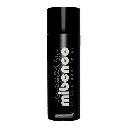 mibenco MIB71417011 Spray Goma Líquidos, Hierro/Gris Brillante, 400 ml