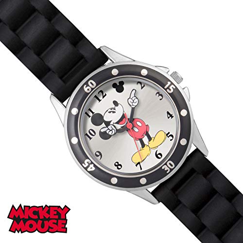 Mickey Mouse Reloj Analógico para niños de Cuarzo con Correa en Caucho MK1195