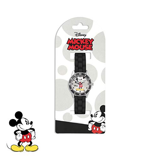 Mickey Mouse Reloj Analógico para niños de Cuarzo con Correa en Caucho MK1195