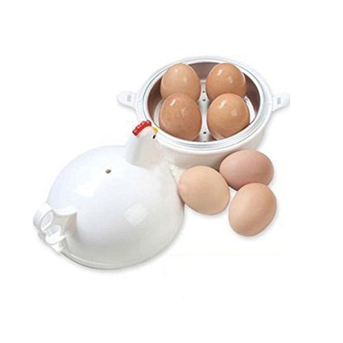 Microondas Perfectamente Hervidor por Ware Nuevo 4 Huevos Regalo para Madre / Mamá Madre