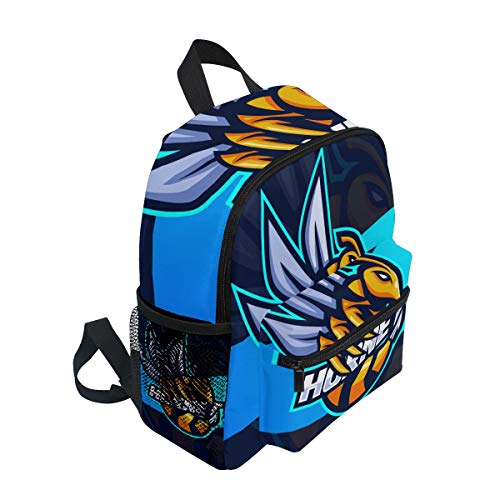 Miel Abeja Rey Mochila para Preescolar Niñas Niños Toddler Kids Estudiante Mochilas para Infantiles 1-6 Años