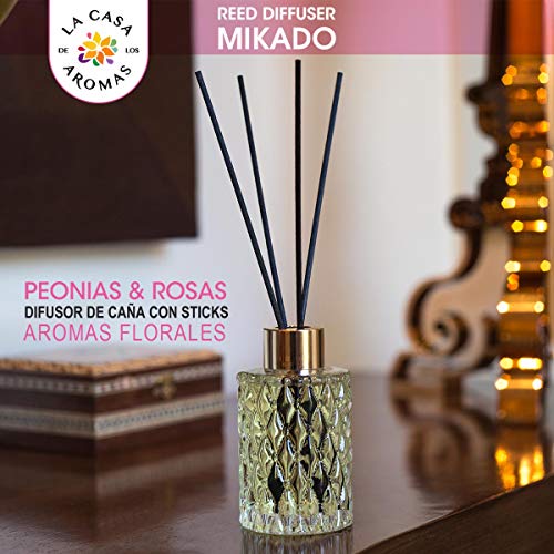 Mikado Peonía & Rosas 120ml - La Casa de los Aromas