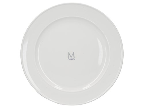 MIKASA Plato Llano, Porcelana vitrificada, Color Blanco