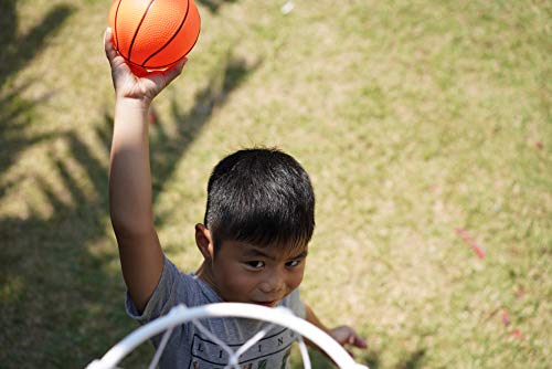 Mini Canasta de Baloncesto Infantil de Interior Incluye Tablero, Bomba y 2 Pelotas de Goma - Apto para Puertas de Casa, Oficina o Dormitorio