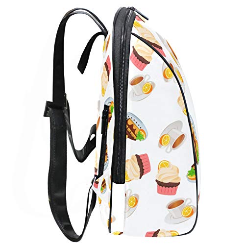 Mini Mochila Daypack Tea Cake Mochila Naranja Bolsa Ligera para Niñas Niños