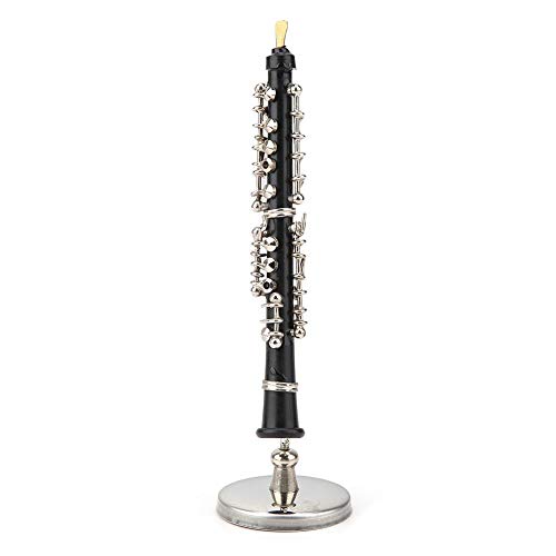 Mini Oboe Modelo Instrumento musical Miniatura Decoración para el hogar Adorno de café