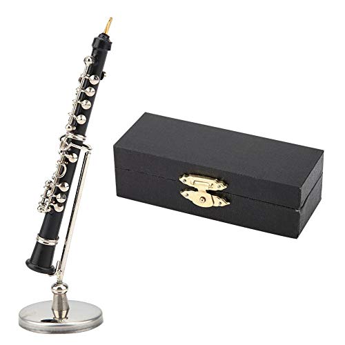 Mini Oboe Modelo Instrumento musical Miniatura Decoración para el hogar Adorno de café