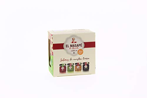 Mini Pack 4x40gr El Masapé. Sabores de Nuestra tierra. Almogrote, Savia de Palma, Mojo Rojo, Mojo Verde