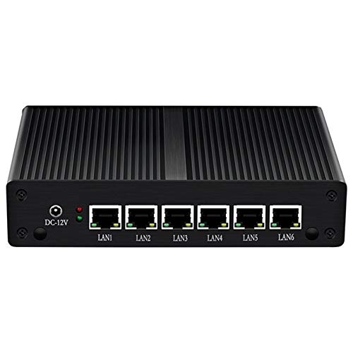 Mini PC Appliance Intel Core I3 5010U 6X Gigabit Ethernet Nic I211 3G 4G LTE WiFi pfSense AES-NI VPN Router OpenWrt (Bundle : 4GB DDR3L 64GB SSD, Color : 2955U No WiFi)