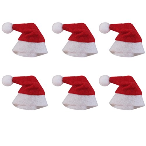 Mini Sombreros De Santa Claus Navidad Decoraciš®n De Vacaciones De Piruleta