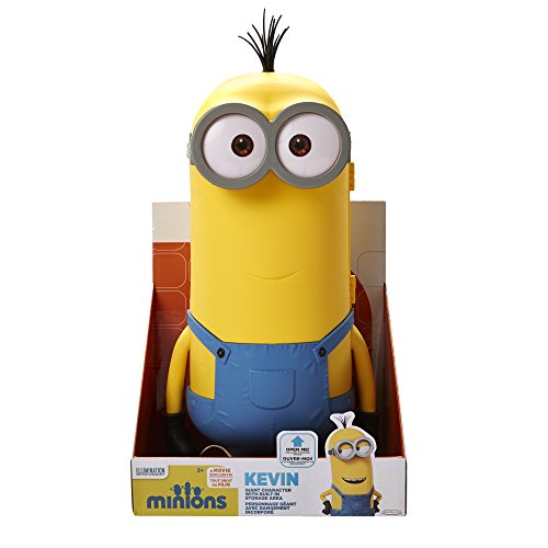 MINIONS - Figura Minion Gigante Incluyendo la función de Almacenamiento Integrado -. Kevin [DVD]