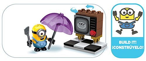 MINIONS - Vamos s Reparar la TV, Juego de construcción (Mattel CNF49)