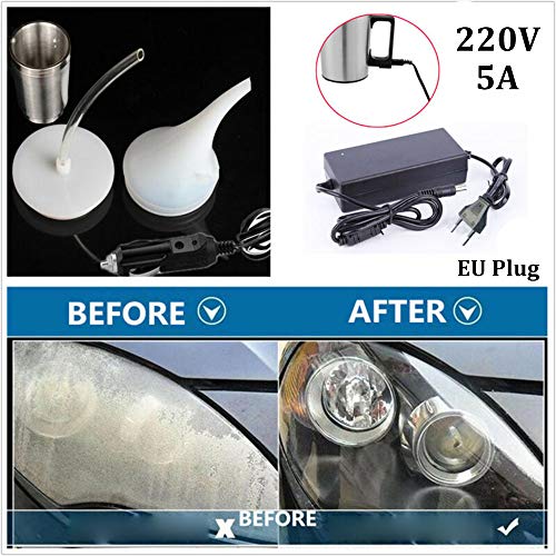 Mioloe restaurador de Faros de Coche Copa de reparación atomizada electrolítica Kit de Herramientas químicas de Pulido a Vapor Faros limpiadores restaurados