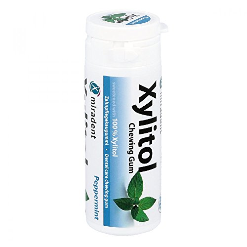 miradent xilitol Menta kaugummis, 30 unidades