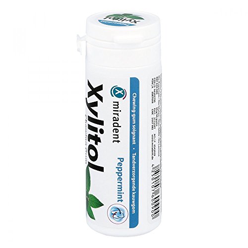 miradent xilitol Menta kaugummis, 30 unidades