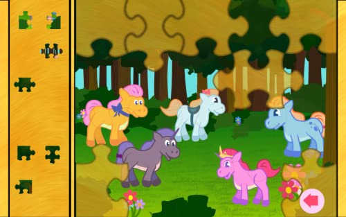 Mis juegos de Poni para Niñas: Pequeño Poni Rompecabezas para Niños y Niñas que aman los caballos y ponis de princesa unicornio gratis