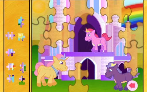 Mis juegos de Poni para Niñas: Pequeño Poni Rompecabezas para Niños y Niñas que aman los caballos y ponis de princesa unicornio gratis