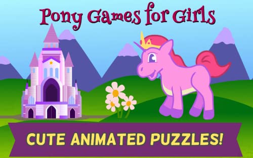 Mis juegos de Poni para Niñas: Pequeño Poni Rompecabezas para Niños y Niñas que aman los caballos y ponis de princesa unicornio gratis