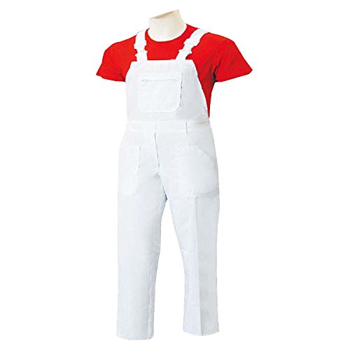 MISEMIYA - Peto con Tirantes Uniformes Laboratorios Mono Uniformes Mono DE Trabajo - Ref.879-38, Blanco