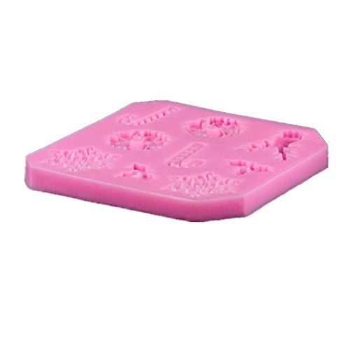 MISITE de Copo de Nieve Silicona Fondant Pastel Sugarcraft repostería Decorar Mould # 088