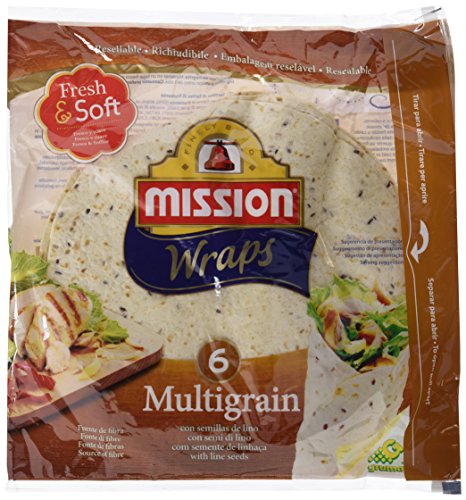 Mission Wraps Multigrain - 6 Paquetes de 370 gr - Total: 2220 gr