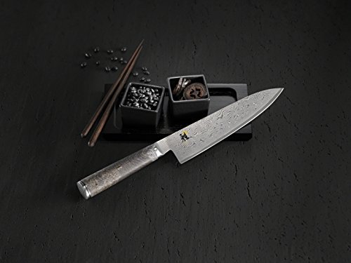Miyabi 34401-240 - Cuchillo de chef (acero plateado, 37,6 x 5 x 2 cm)