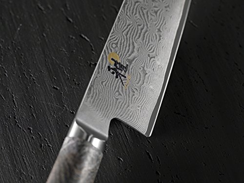 Miyabi 34401-240 - Cuchillo de chef (acero plateado, 37,6 x 5 x 2 cm)