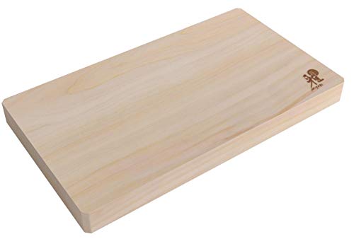 MIYABI 34535-200 - Tabla de Cortar en Madera de Hinoki, 350 x 200 x 30 mm