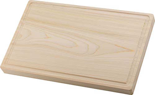 MIYABI 34535-300 - Tabla de Cortar en Madera de Hinoki, 400 x 250 x 30 mm