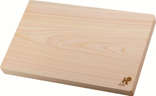 MIYABI 34535-300 - Tabla de Cortar en Madera de Hinoki, 400 x 250 x 30 mm