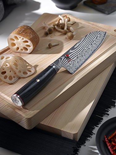 Miyabi 34684-181-0 Santoku 180 5000 FCD, acero, marrón, 31 x 6 x 3 cm