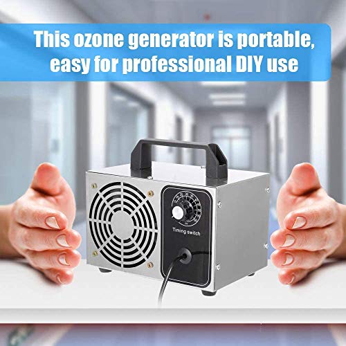 MJLXY Generador de Ozono Comercial 24000Mg,Portátil con Temporizador Industrial Purificador de Aire de Ozono para Edificio de Oficinas