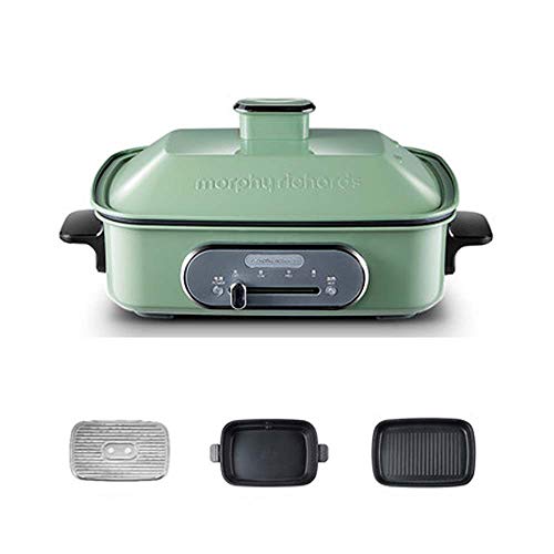 MKXF Multi-función de Cocina la Carne Barbacoa eléctrica Caldera Neto pote un hogar de Cocina Frito freír eléctrico Hot Pot Pot Desayuno,B,1