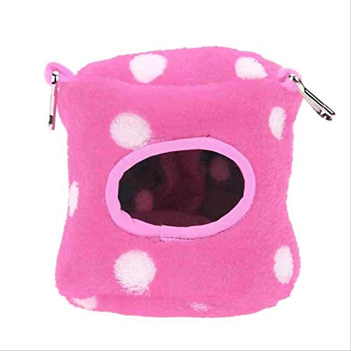 MLXZXQT Franela Hamster House Hamster Squirrel Silver Gold Bear Winter Nest Colgante Cama Casa Hamaca para Hurón Rata Rata XS