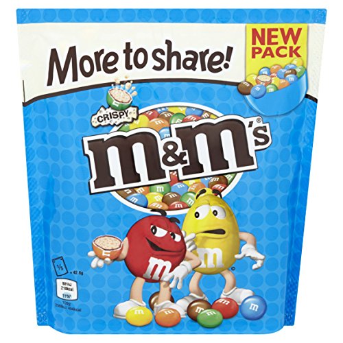 M&M's crujiente chocolate más para compartir bolsa, 246 g