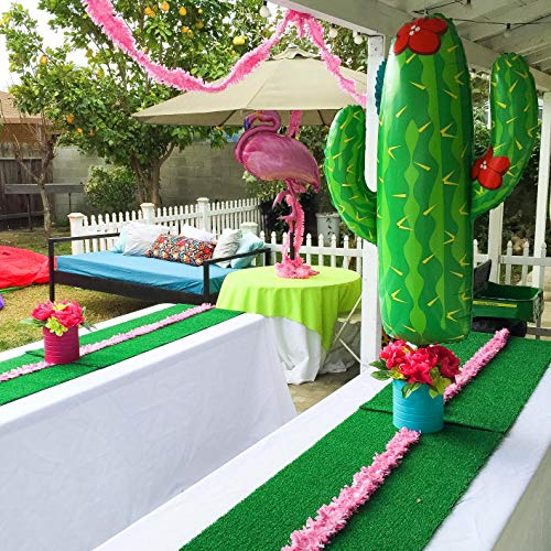 MMTX Mexicana Fiesta Decoraciones De Cumpleaños Coloridas con Abanicos de Papel Alpaca Cactus Globos Bandera Mexicana Guirnaldas Torta de Cumpleaños para Cinco de Mayo Fiesta de Cumpleaños