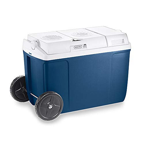 Mobicool MT38W AC/DC - Nevera Termoeléctrica 37 L, Azul Metalizado – 12/230 V A++