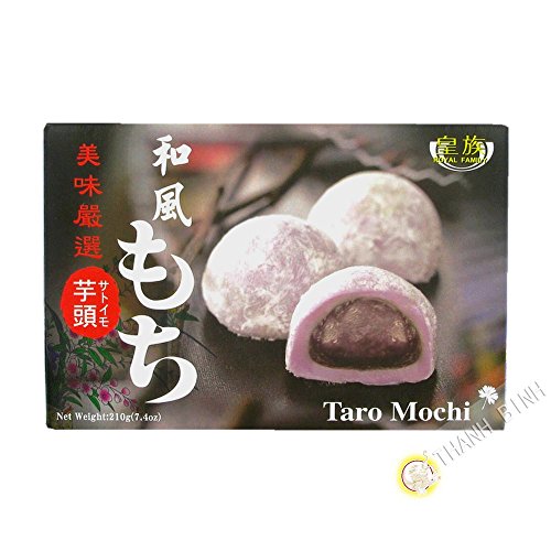 Mochi Dulce Japonés Sabor Taro - Royal Family 6 Piezas (210g.)